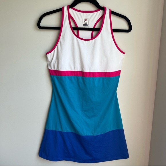 NWOT FILA Women’s Sleeveless Dress With Sports Bra Support - Size Small - Picture 2 of 13